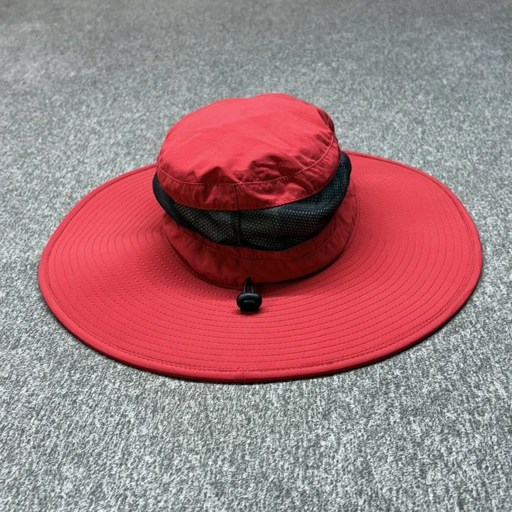 Chick Fil A Bucket Hat Team‎ Member Red Sun Boonie One Size OOBE Beach Shade Cap